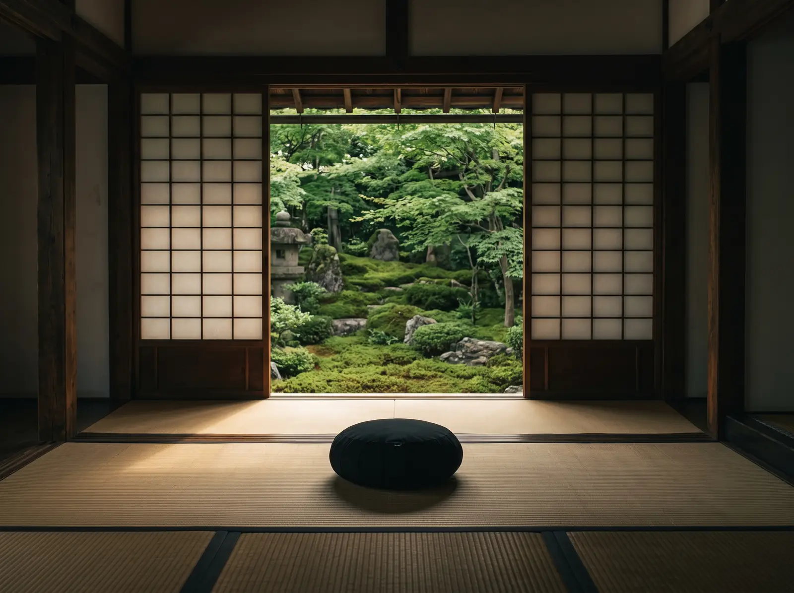 Zazen at Shisen-dō